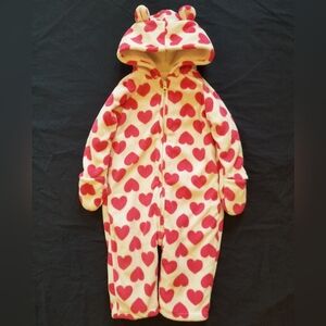 Old Navy Pink Heart Kids One Piece
